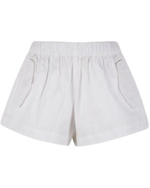 Wardrobe NYC Elasticated-Waistband Shorts - White