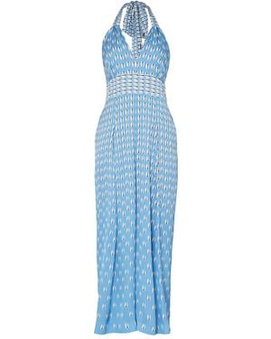 Temperley London Cowrie Print Jumpsuit - Blue