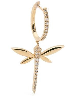 Anapsara Dragonfly Ohrringe Mit Diamanten - Weiß