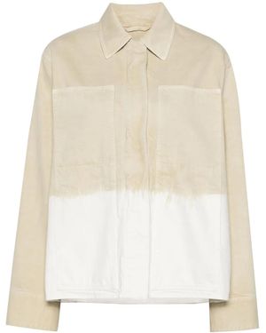 Jil Sander Giacca Con Fantasia Tie Dye - Neutro