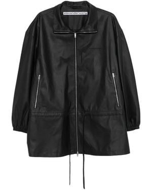 Alexander Wang Parka Con Zip - Nero