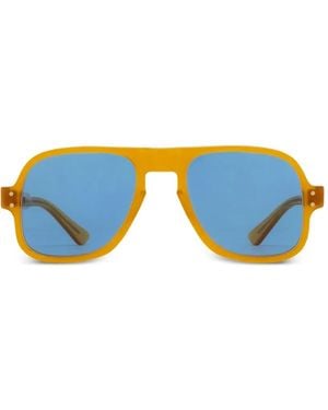 JULIUS TART Lunettes De Soleil Dart Sun À Monture Pilote - Blue