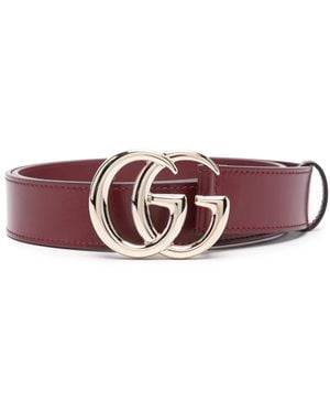 Gucci Gg Marmont Belt - Pink