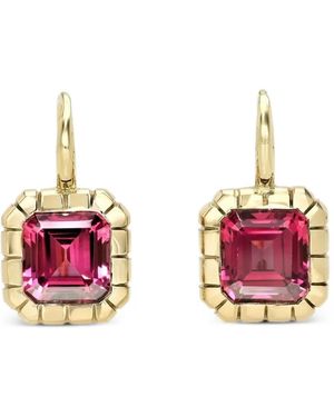 Retrouvai Rhodolite Earrings - White