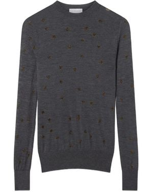 Stella McCartney Embroidered-Star Sweater - Blue