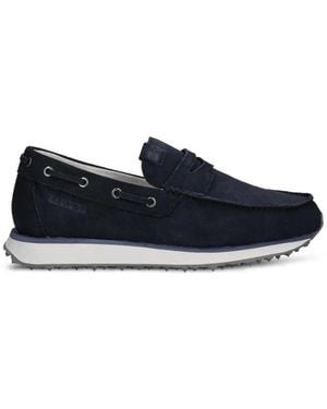 Napapijri Shard Suede Loafers - Blue