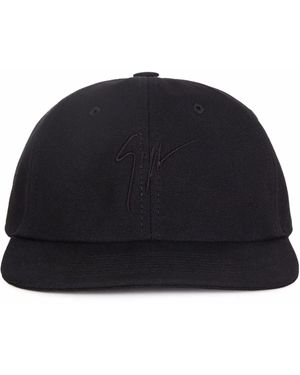 Giuseppe Zanotti Cappello Da Baseball Con Ricamo - Nero