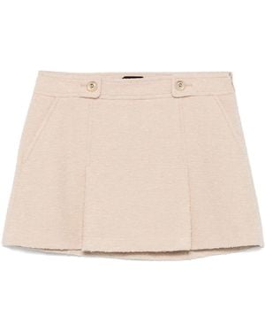 Tom Ford Minigonna Bouclé - Neutro