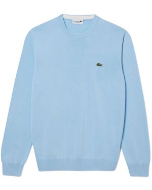 Lacoste Logo-Patch Sweater - Blue