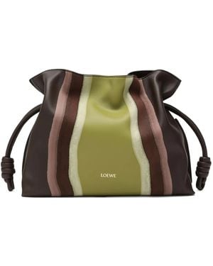 Loewe フラメンコ クラッチバッグ M - グリーン