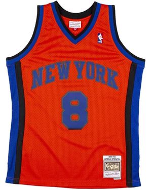 Mitchell & Ness X Nba Latrell Sprewell Reload Swingman Top - Orange