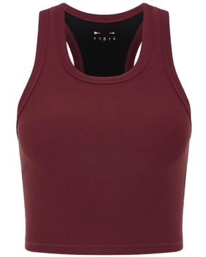 The Upside Sophie Peached Crop Top - Red