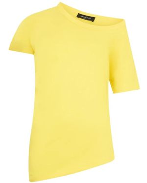 Fabiana Filippi Asymmetrical T-Shirt - Yellow