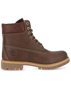 Timberland Wasserdichte Premium 6 Inch Schnürstiefel - Braun
