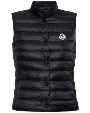 Moncler Logo-Patch Gilet - Black