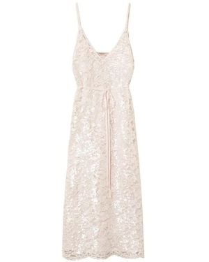 Twinset Sequin-Embellished Midi Dress - White