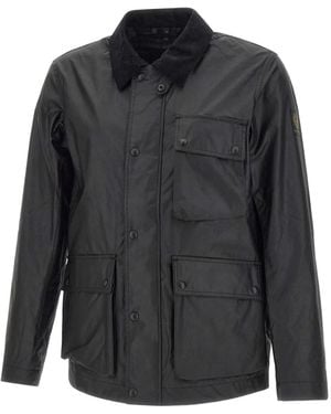 Belstaff Corduroy-Collar Jacket - Black