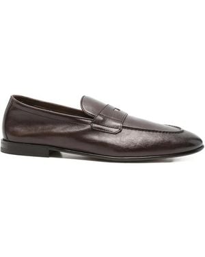 Henderson Leather Loafers - Grey