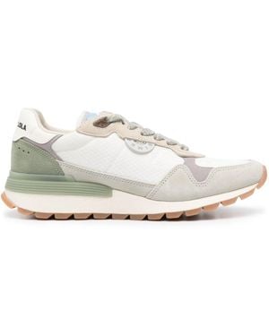 Bimba Y Lola Chimo Suede-panelling Trainers - White
