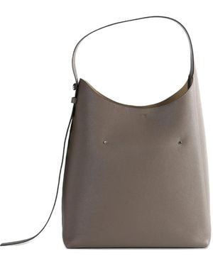 Tory Burch Medium Romy Leather Tote Bag - Brown