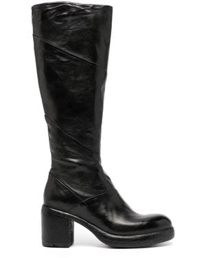 Madison Maison Knee-Length Block-Heel 80Mm Boots - Black