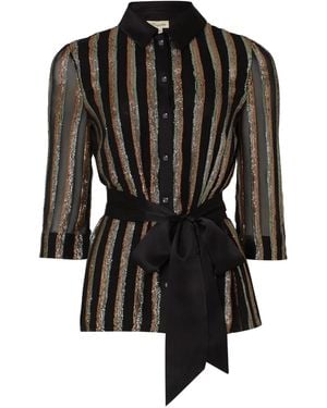 Temperley London Selena Hemd - Schwarz