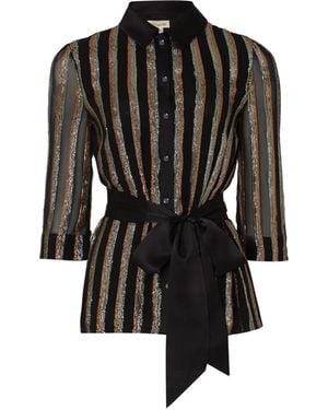 Temperley London Selena シャツ - ブラック