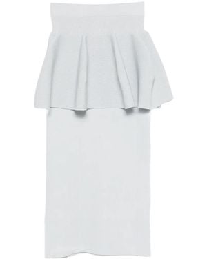 CFCL Pottery Glitter Layered Skirt - White