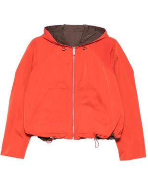 OOF WEAR Hooded Reversible Jacket - Red