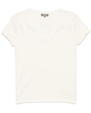 N.Peal Cashmere Cash シルク Tシャツ - ホワイト