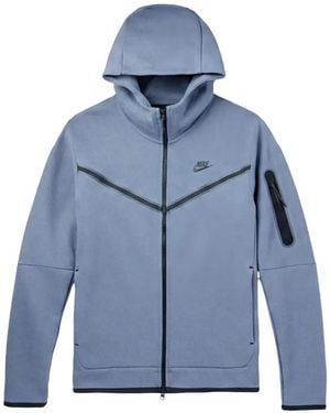 Nike Kapuzenjacke Mit Reißverschluss - Blau