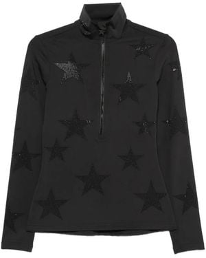 Goldbergh Yura Star-Embellished Ski Pullover - Black