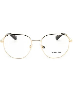 Burberry Round-Frame Glasses - Natural