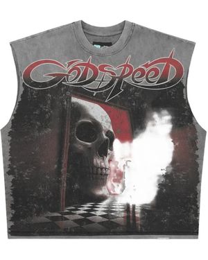 Godspeed Fate's Doorstep Sleeveless T-Shirt - Grey