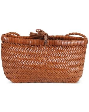 Dragon Diffusion Minsu Woven Cross Body Bag - Brown