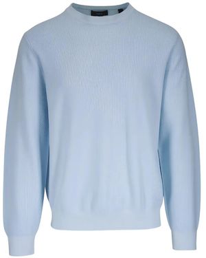 Vince Ribbed-Knit Jumper - Blue