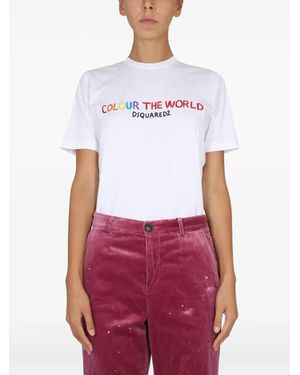 DSquared² グラフィック Tシャツ - ホワイト
