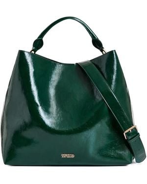 Essentiel Antwerp Rolled-Handle Shopper Bag - Green
