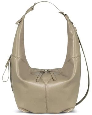 Bonastre Bow Adjustable-Strap Shoulder Bag - Grey
