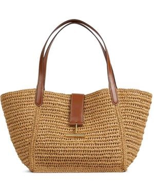 Tom Ford Medium Tara Tote Bag - White
