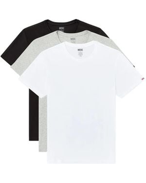 DIESEL Short-Sleeve Cotton T-Shirt (Set Of Three) - Black