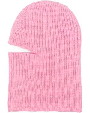 Alexander Wang Debossed-logo Balaclava - Pink