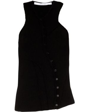 TALIA BYRE Asymmetrisches Top - Schwarz