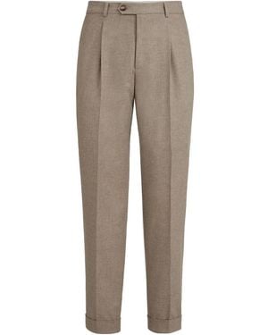 Brunello Cucinelli プリーツ パンツ - グレー