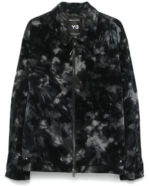Y-3 Giacca Aop Nyl Lin J - Nero