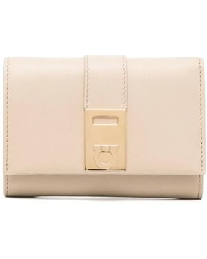 Ferragamo Klassisches Portemonnaie - Natur