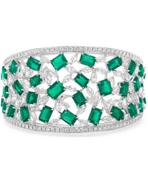 HYT Jewelry Embellishment Diamonf Bangle - Green