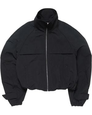 Acne Studios High-Collar Zip-Up Jacket - Blue