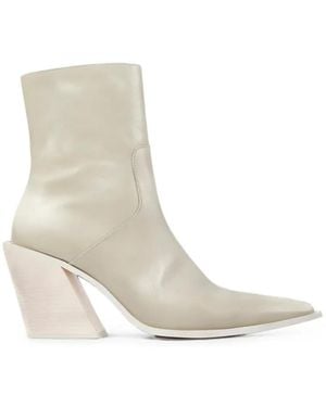 CAMPERLAB Escandalo Stiefel Mit Eckiger Kappe - Weiß