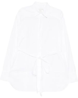 Setchu Camisa de algodón - Blanco
